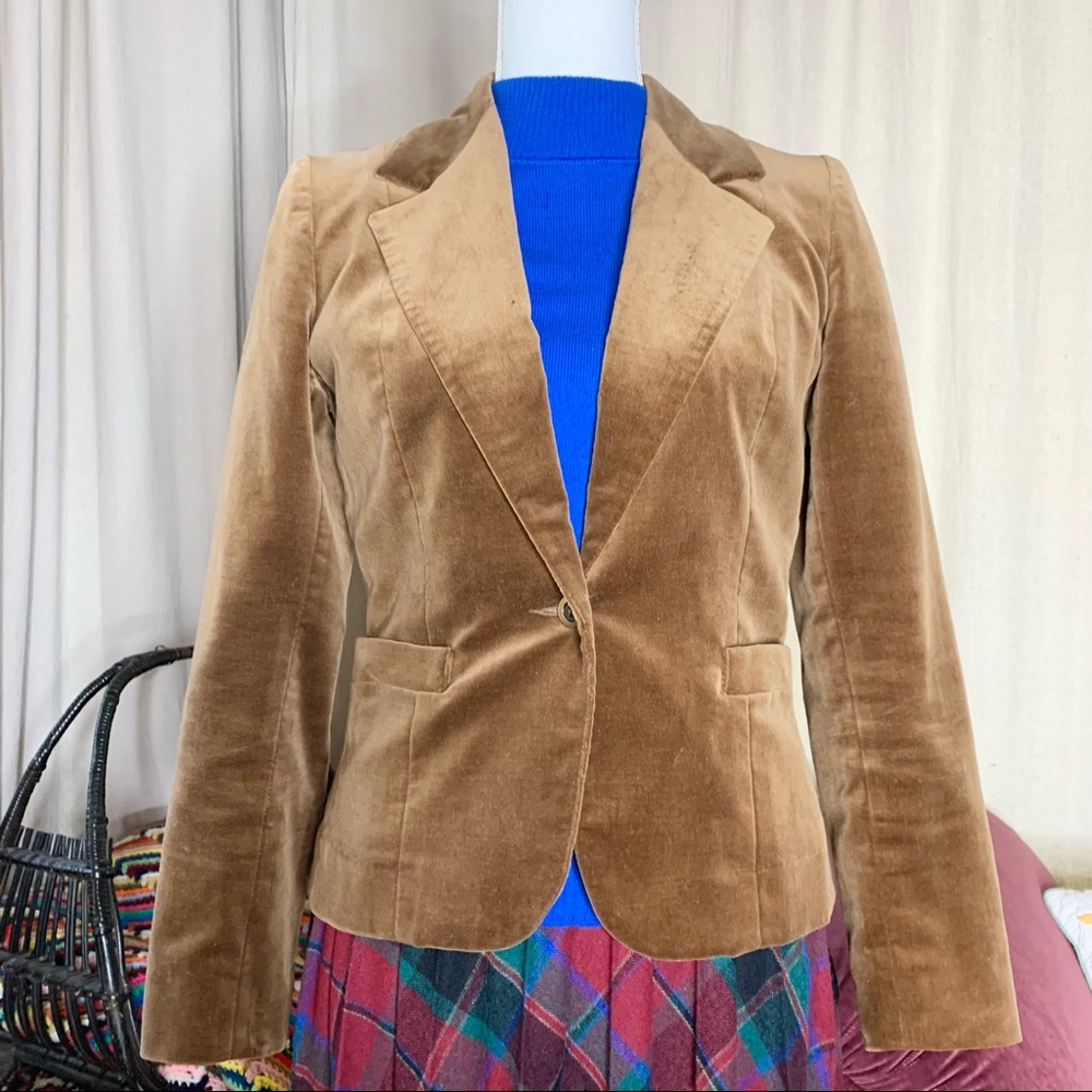 70s Panther Velvet Blazer